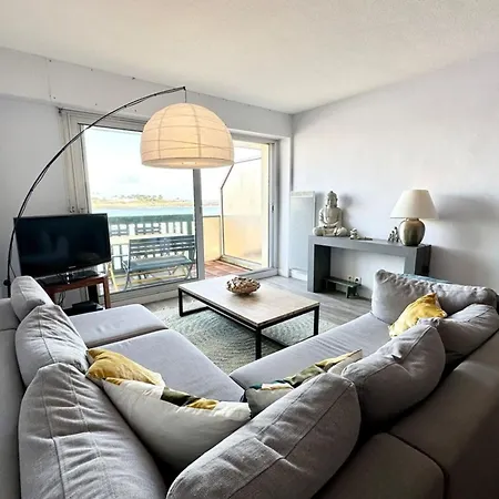 T3 Duplex Vue 180 Sur Le Port De Lomener アパート プロムール