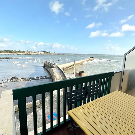T3 Duplex Vue 180 Sur Le Port De Lomener アパート *